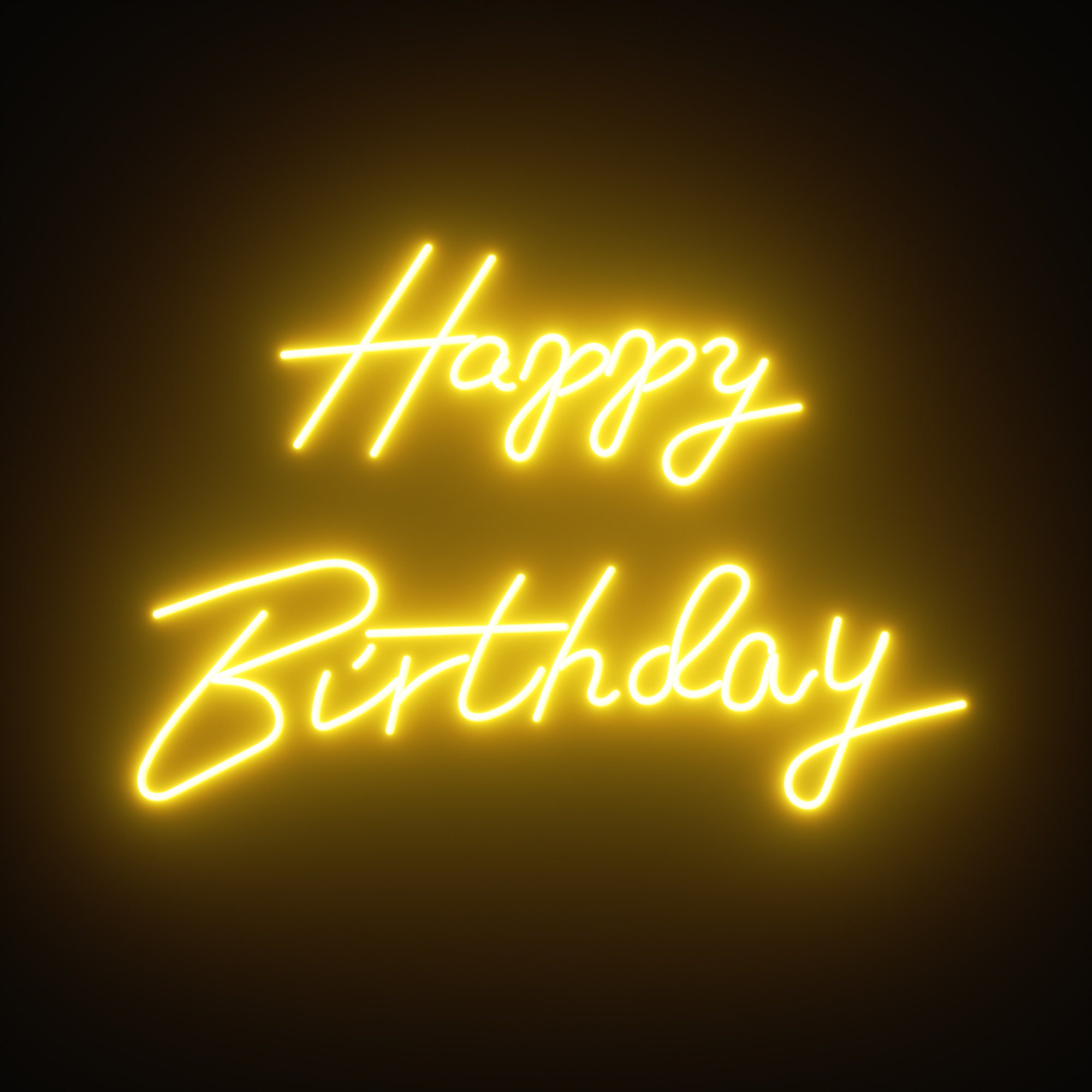 Happy Birthday Neon Sign Custom Acrylic Flex Neon Birthday - Etsy