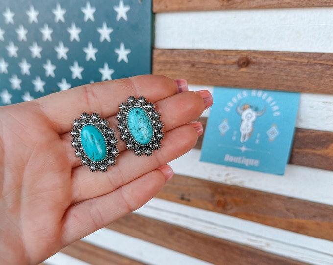 Frontier Turquoise Studs