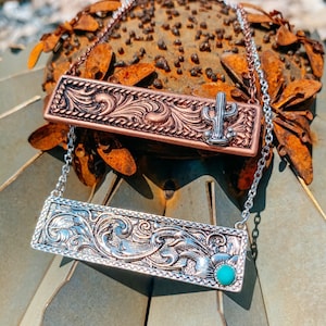 Desert Dreamer Turquoise Bar Necklace