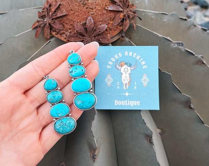 Georgia Blues Turquoise Earrings