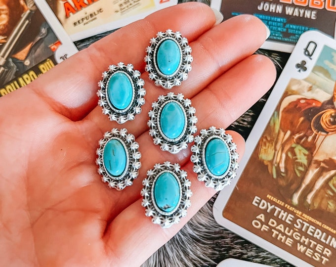 Cowboy Turquoise Studs