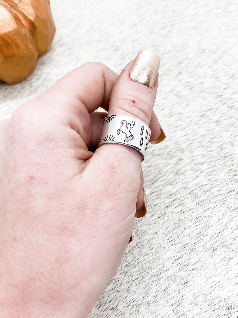 Country Hippie Western Gypsy Buck Off Rearing Horse Cowboy Wrap Ring Thumb Ring Gift Christmas Southern Birthday Boho Cowgirl