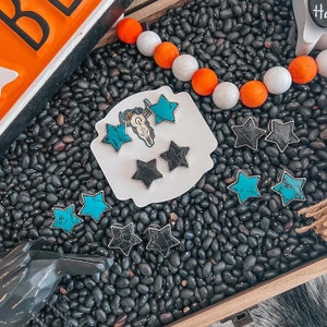 Turquoise Star Studs