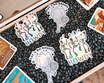 Holo Western Halloween Stickers