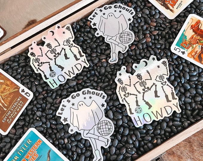 Holo Western Halloween Stickers
