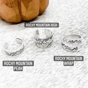 Rocky Mountain High Collection Ring, Western, Country, Boho, Outdoors, Camping, Southern, Cowboy, Cowgirl, Gift, Birthday, Christmas