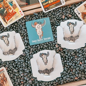 Collier Bar Turquoise « YeeHaw »