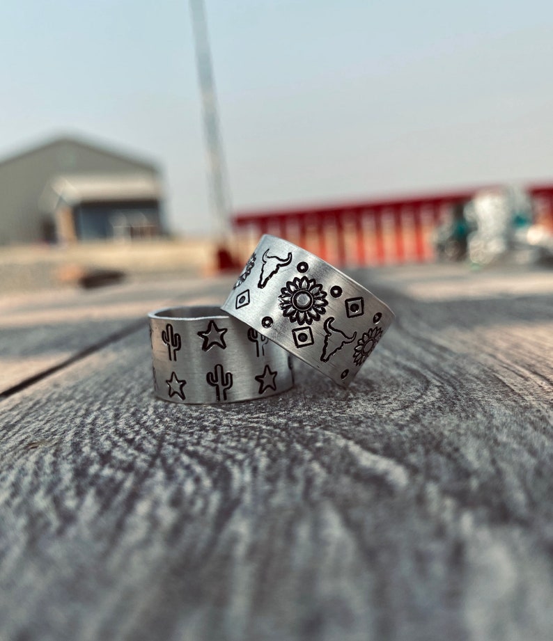 Southern Boho Western Bracelets Blame it all on my roots Horseshoe Country Southwest Gypsy Sunflower Cactus Steerskull Ring Rodeo