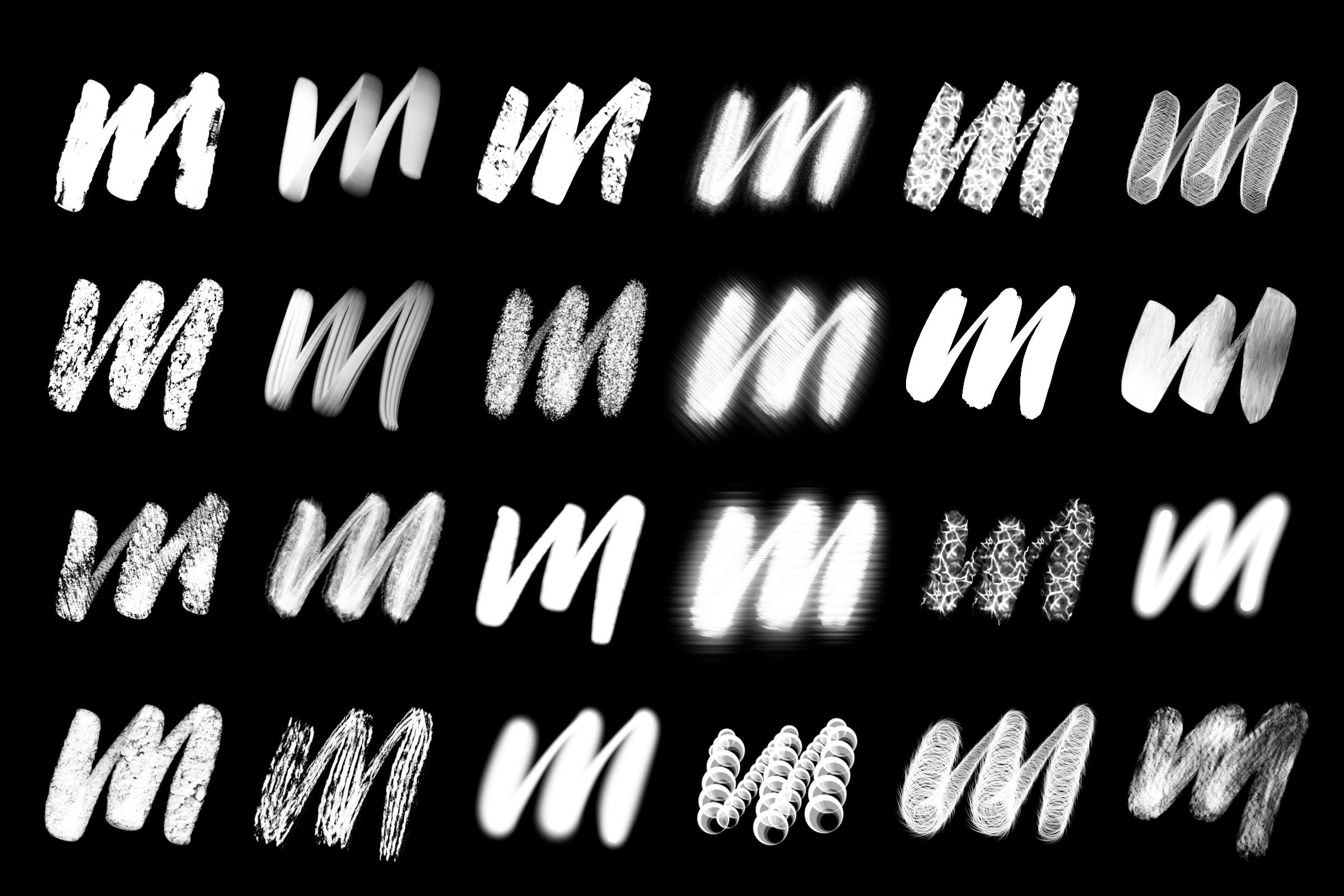 50 Lettering Brushes for Procreate Etsy Australia