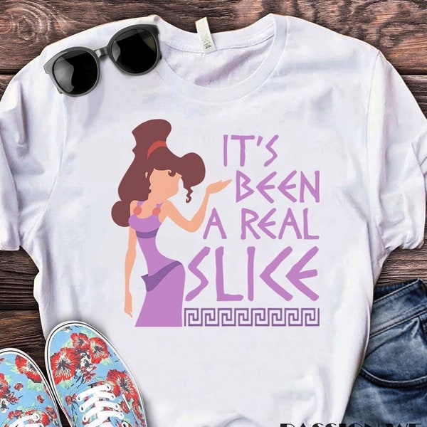 It's Been A Real Slice Shirt, Megara Shirt, Greek Myth Princess Shirt, Megara Hercules Shirt, EPCOT Family Tee, Meg Shirt, Disney Tee