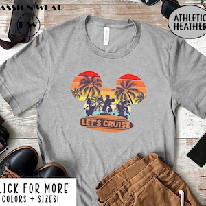 Let's Cruise, Magical Cruisin Shirt, Matching Disney Cruise Shirt, Disney Cruise Vacation Shirt, Mickey Magical Cruisin Comfort Colors shirt