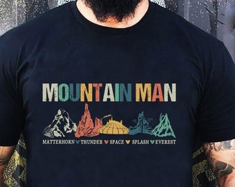 Mountain Man Disney Shirt, Attractions Ride Shirts, Gift Idea For Dad, Father's Day Gift, Disney Dad Tees, Gift for Dad, Mickey Disney Shirt