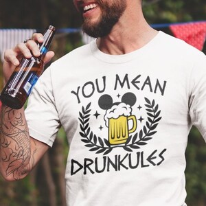 Drunkules Shirt, Hercules Inspired Shirt, You Mean Drunkules Shirt, Epcot Food & Wine Festival, Hercules Drinking Tee,  Mens Disney Shirt