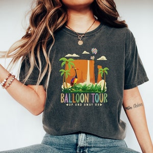 Up Balloon Tour Shirt, Kevin Bird Paradise Falls Shirt, Adventure Is Out There, Up House Balloon Tee, Carl Ellie, Family Vacation Tee