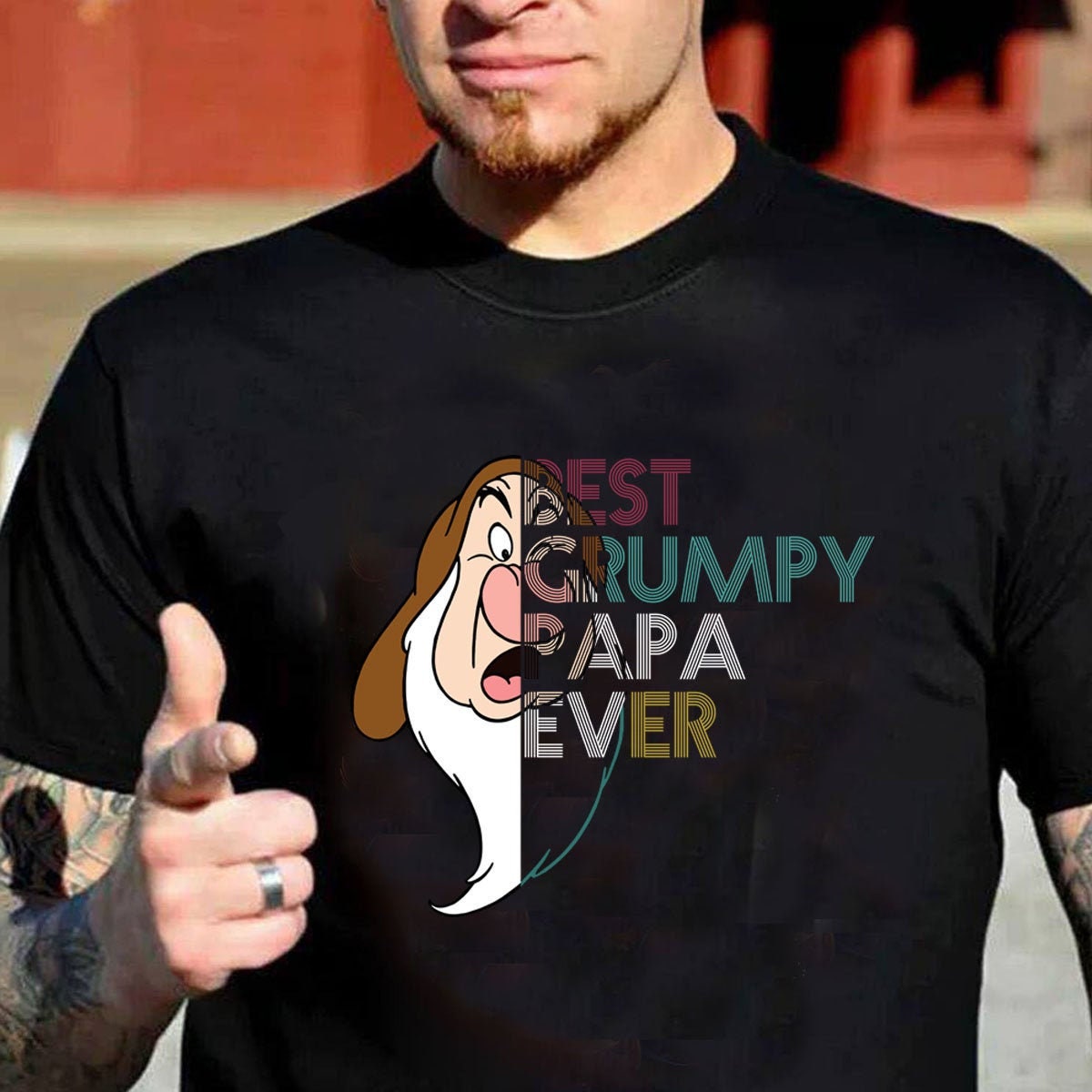 Grumpy Papa Ever funny Gift for Grandpa 