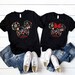 Mickey & Minnie Head Shirt, Christmas Disney Couple Sweatshirt, Christmas Gift, Snowmen, Snowflake, Santa Hat, Reindeer, Disney Castle 