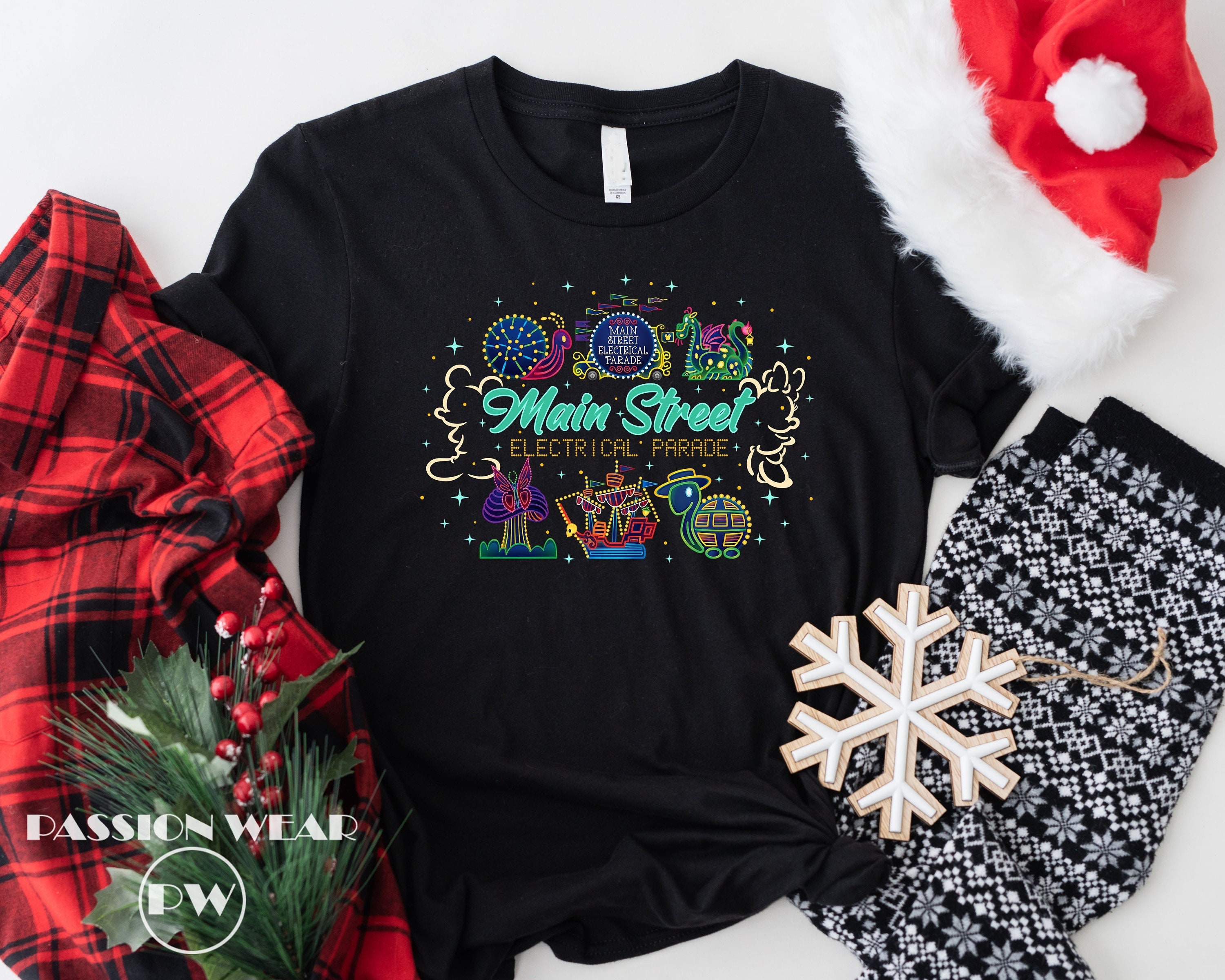 Discover Main Street Electrical Parade Neon Shirt