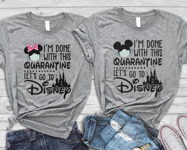 quarantine disney shirts