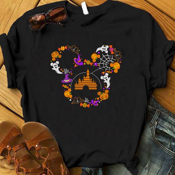 Disneyland With Mickey Characters Disneyland Halloween Shirt - Wiseabe  Apparels