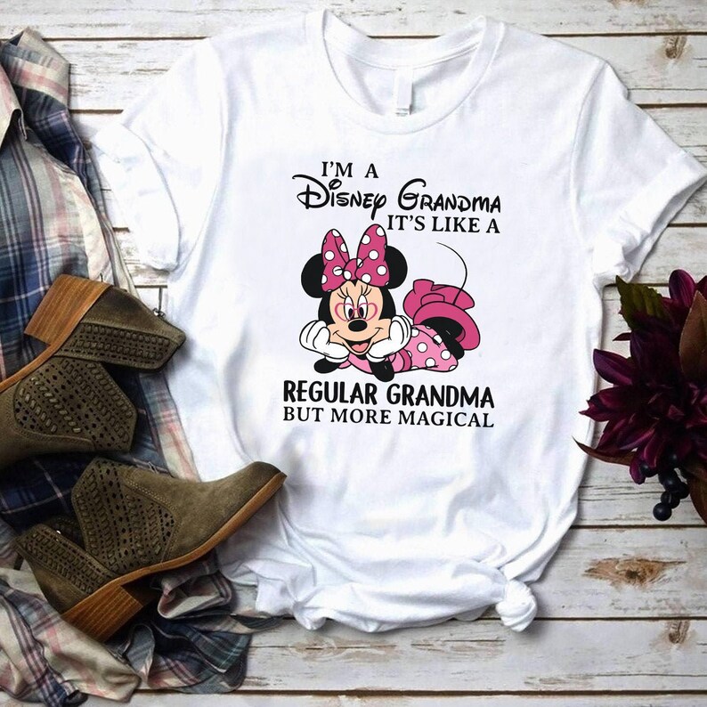 Disney Grandma Shirt Magical Grandma Shirt Mother's Day Etsy