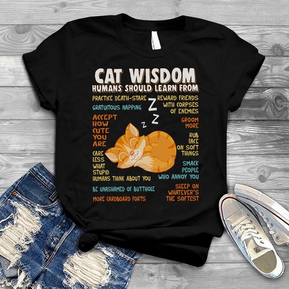 Crazy Cat Lady Tshirt Cat Lover T-Shirt Cute Cat Tshirt Cat Lady T Shirt To Do List Nothing T-Shirt