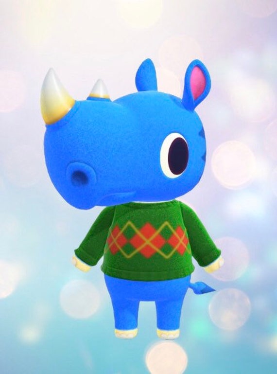 Hornsby amiibo card. Animal Crossing NFC amiibo card . Hornsby Etsy