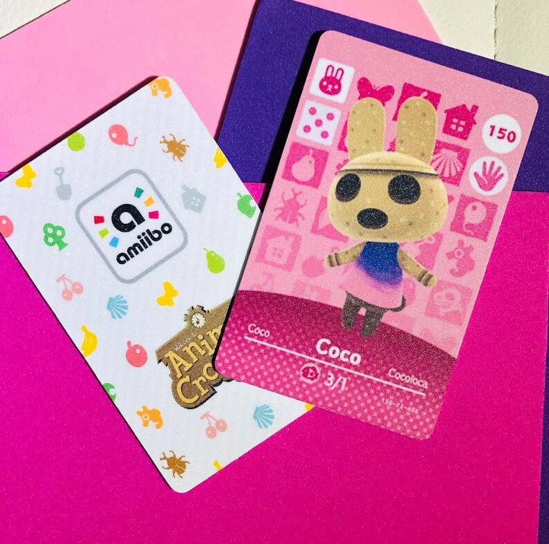 Coco amiibo card . Animal Crossing NFC amiibo card . Coco | Etsy