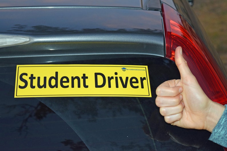 Funny Student/New Driver Vinyl Car or Stickers 3