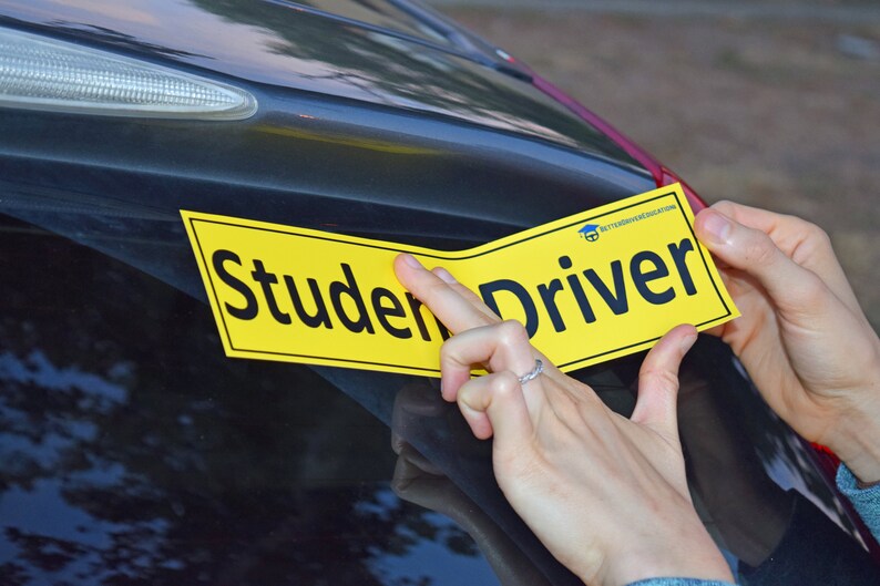 Funny Student/New Driver Vinyl Car or Stickers 3