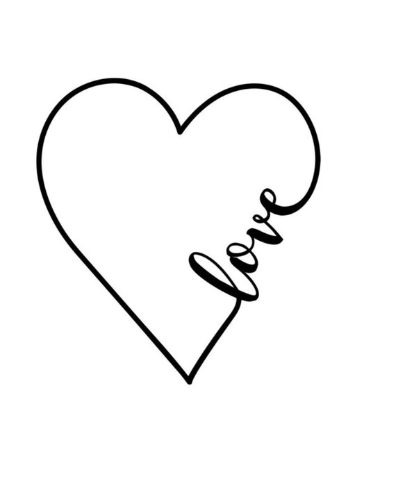 Love Heart Digital Image | Etsy