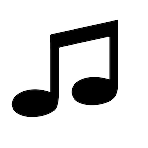 Music Note.  SVG JPEG