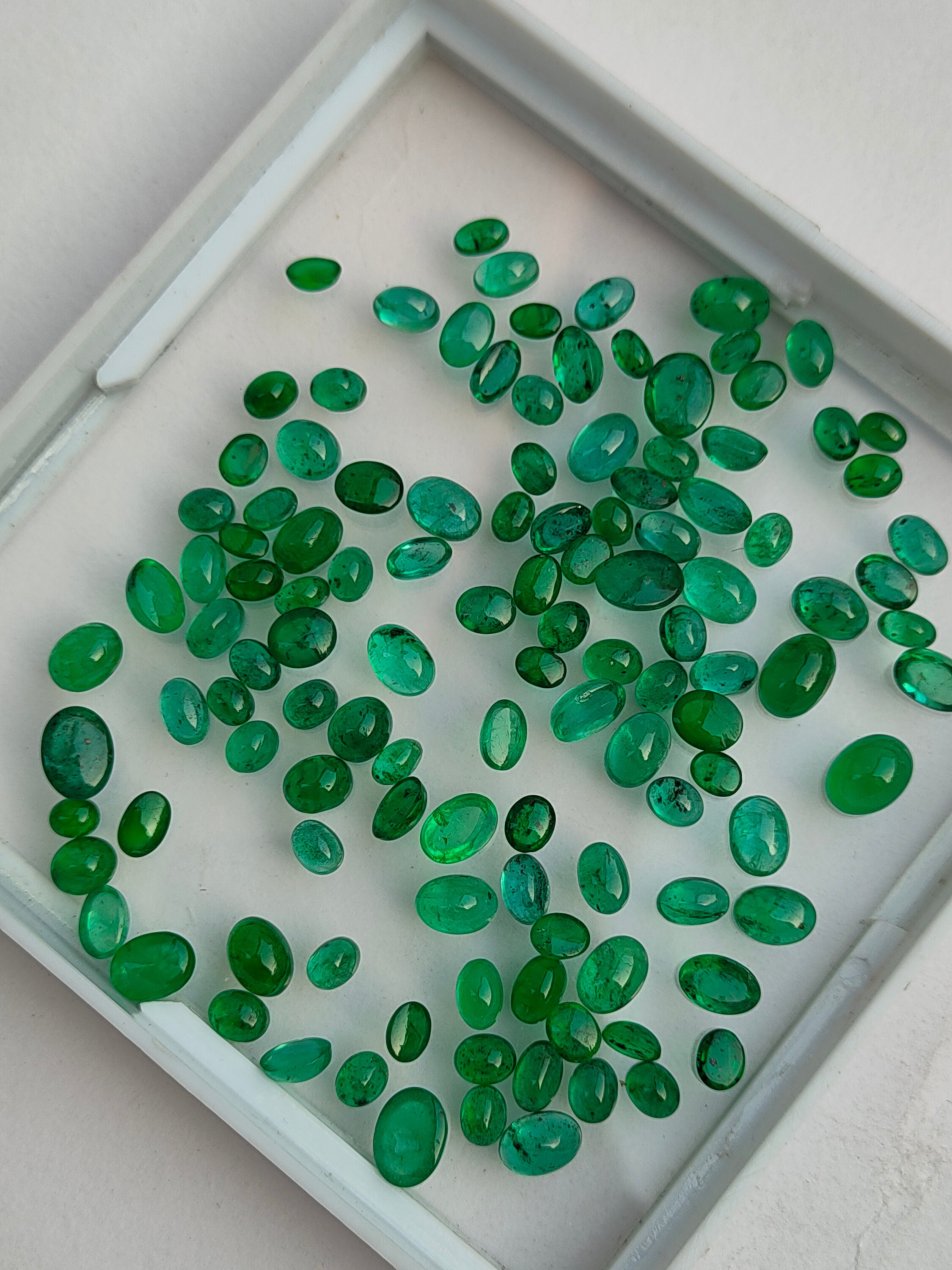 Piedra preciosa esmeralda natural, esmeralda mayorista, lote de