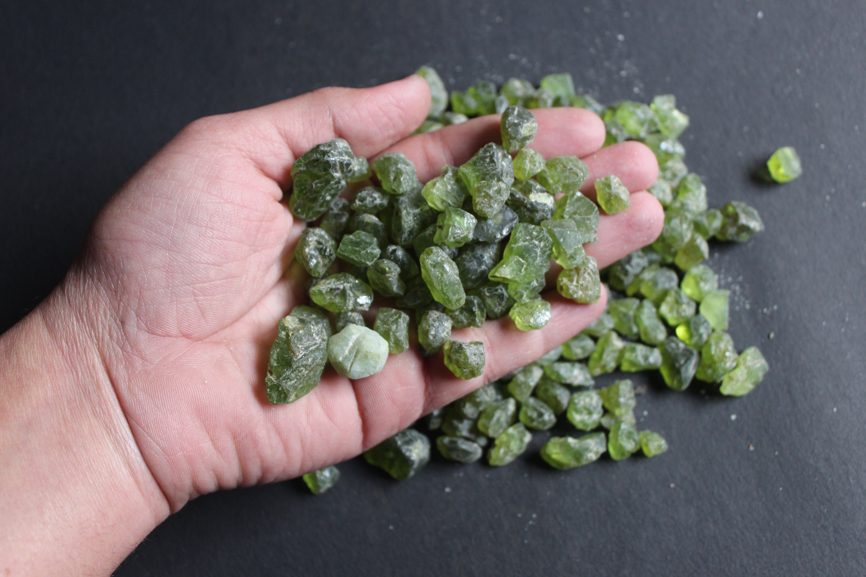Natural Peridot Raw Gemstone Rough Peridot Gemstonelot of Etsy