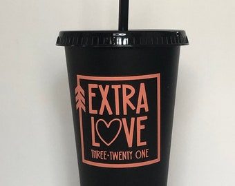 Extra Love Three Twenty One Down Syndrome Awareness Tumbler. 3.21, 321, Trisomy 21, Down Syndrome Awareness, Down Syndrome, The Lucky Few