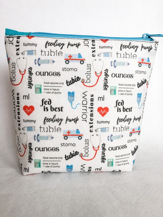 Heavy duty outlet zipper pouch