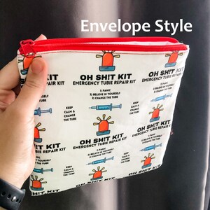 Oh Sht Kit Zipper Tubie Pouch G tube/J tube/NG tube/PEG/tubie feeding tube supply pouch. Custom designed. image 6