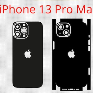 Apple iPhone 13 Pro Max - Vector Cut File - Skin Template