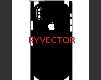 iPhone 10 X Vector Cut File - Skin Template