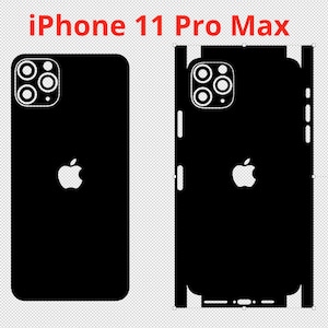 iPhone 11 Pro Max - Vector Cut File - Skin Template