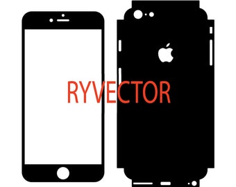 iPhone 6+ Plus Vector Cut File - Skin Template