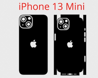 Apple iPhone 13 Mini - Vector Cut File - Skin Template