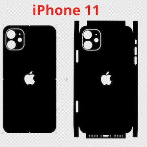 iPhone 11 Vector Cut File - Skin Template