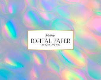 Holographic pastel rainbow opal textures