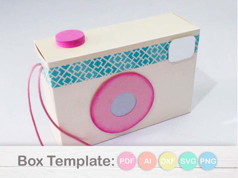 Camera Box Template Svg Studio3 Etsy
