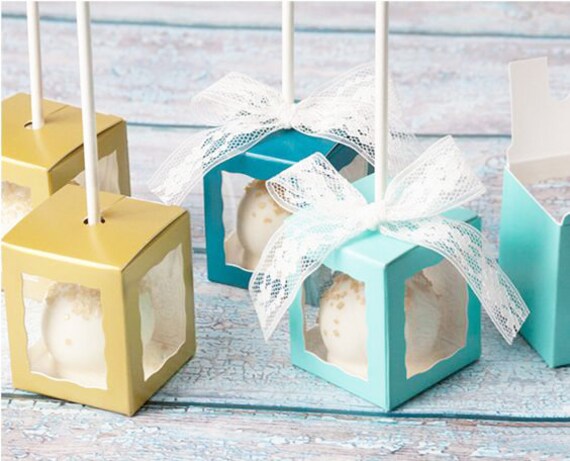 Download Cake Pop Box Template Svg Studio3 Fcm And Dxf Etsy