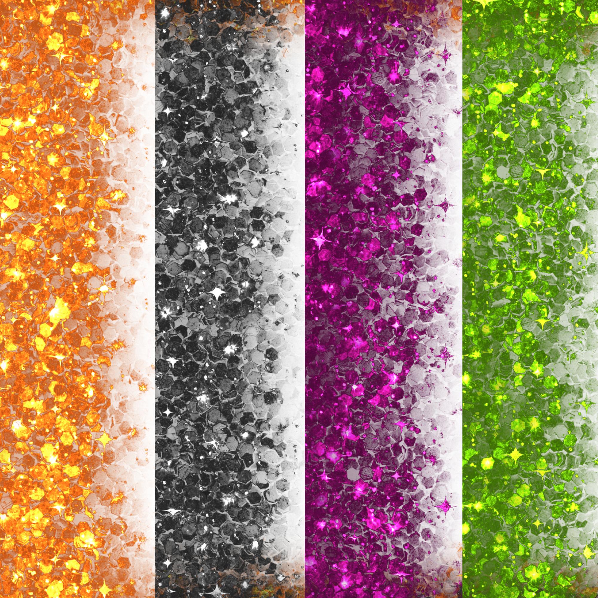 Bordes de purpurina en tonos de Halloween - Etsy México, image size:2000x2000