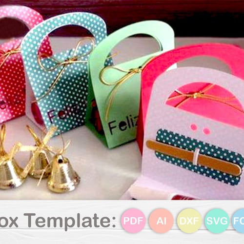 Nails Party Box Template Svg Studio3 Fcm and Dxf - Etsy