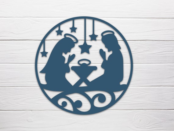 Download Holy Family Svg Christmas Manger Svg Christmas Family Svg Etsy