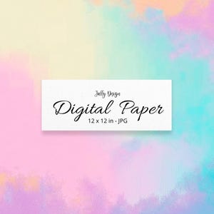 パステル水彩画の汚れデジタルペーパー