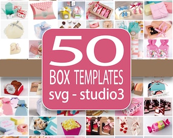 Plantillas de caja svg - paquete studio3